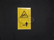 7587010276 - WARNING SIGN CRUSH