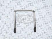 89AP200105 - TUBE CLAMP SQUARED, A82,0 B95,0 C20,0 D8